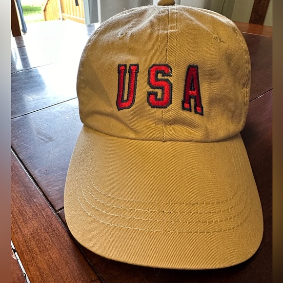USA Baseball hat Patriotic Dad Cap Embroidered chino twill fabric Adjustable - Picture 1 of 4